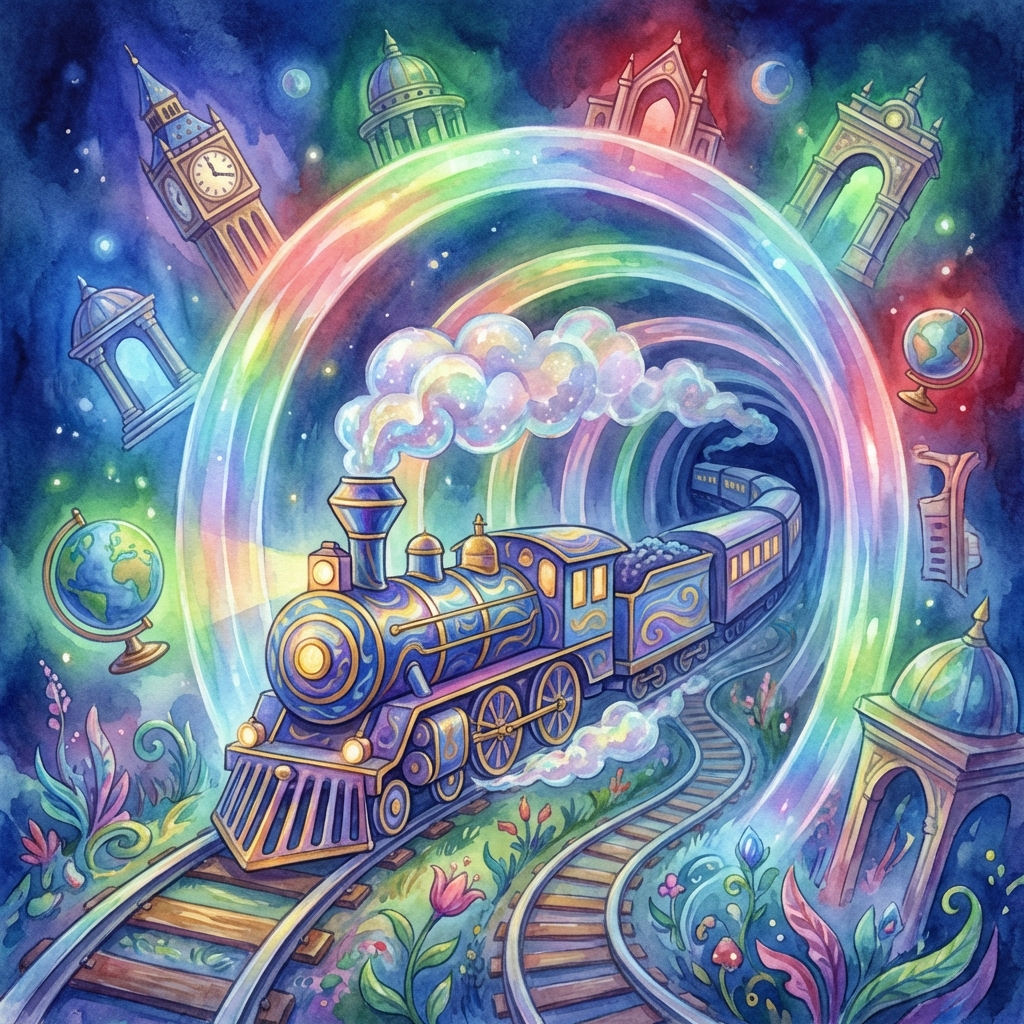 Memory palace scene for der Zug