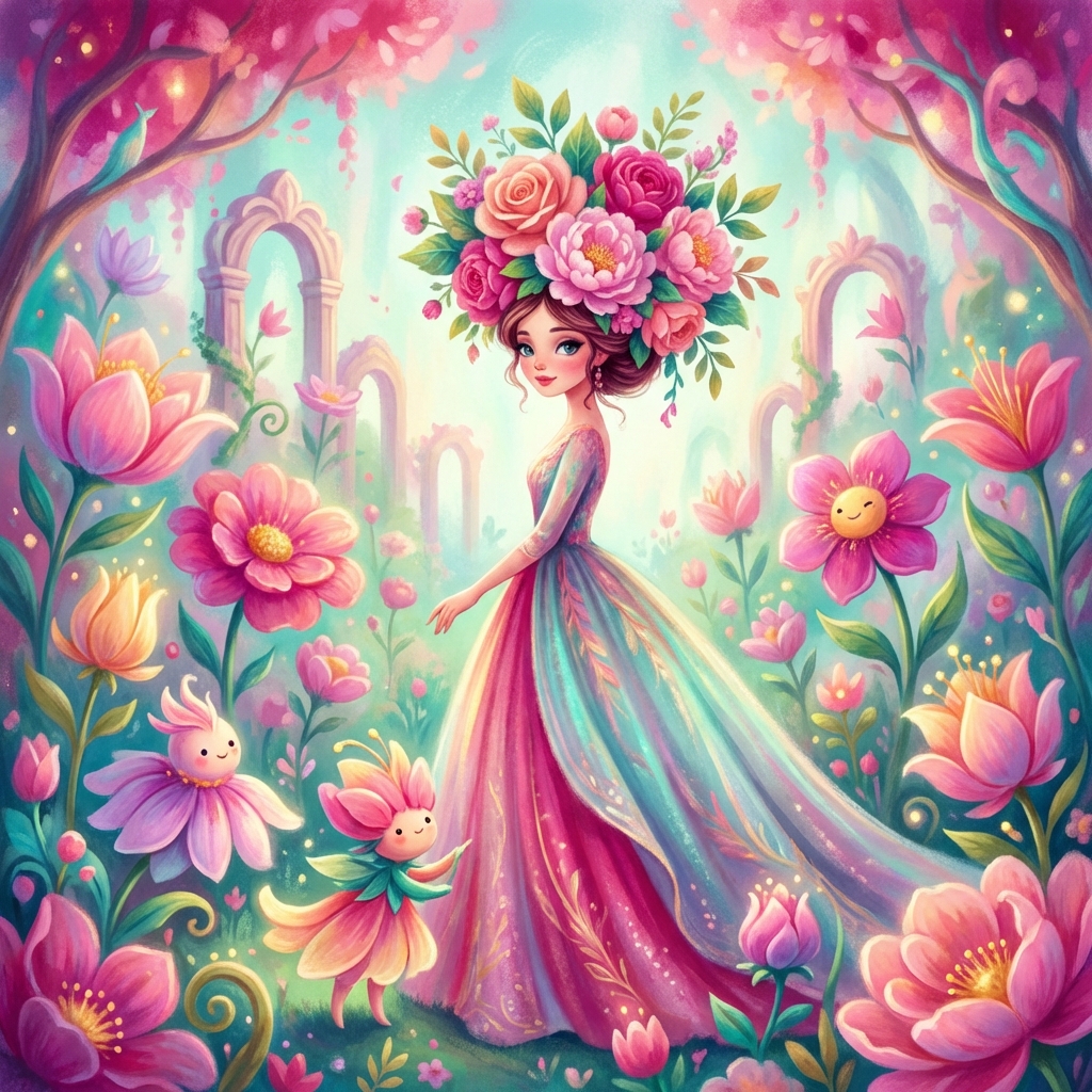 Memory palace scene for die Frau