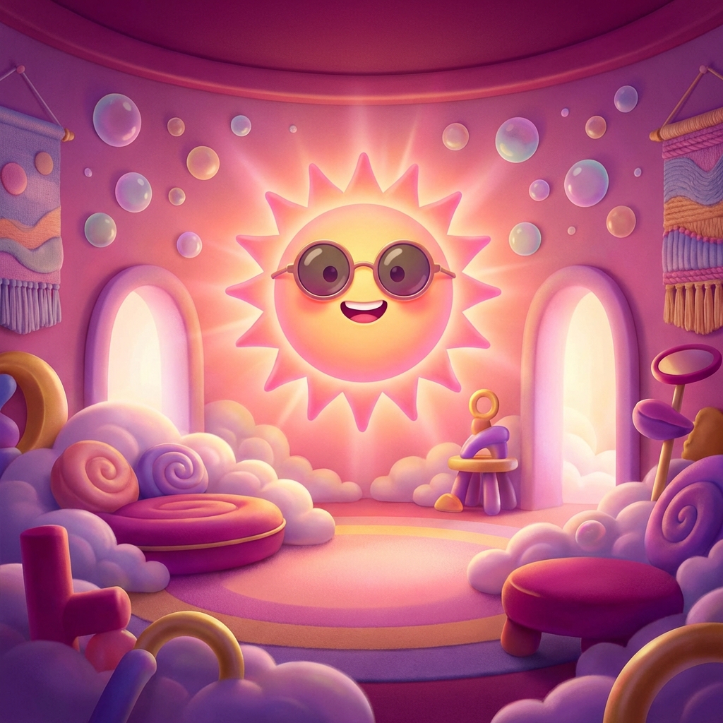 Memory palace scene for die Sonne