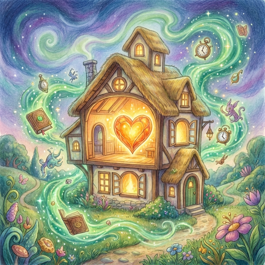 Memory palace scene for das Haus