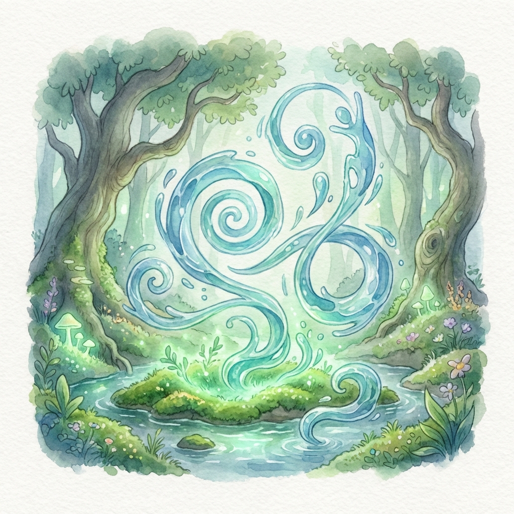 Memory palace scene for das Wasser