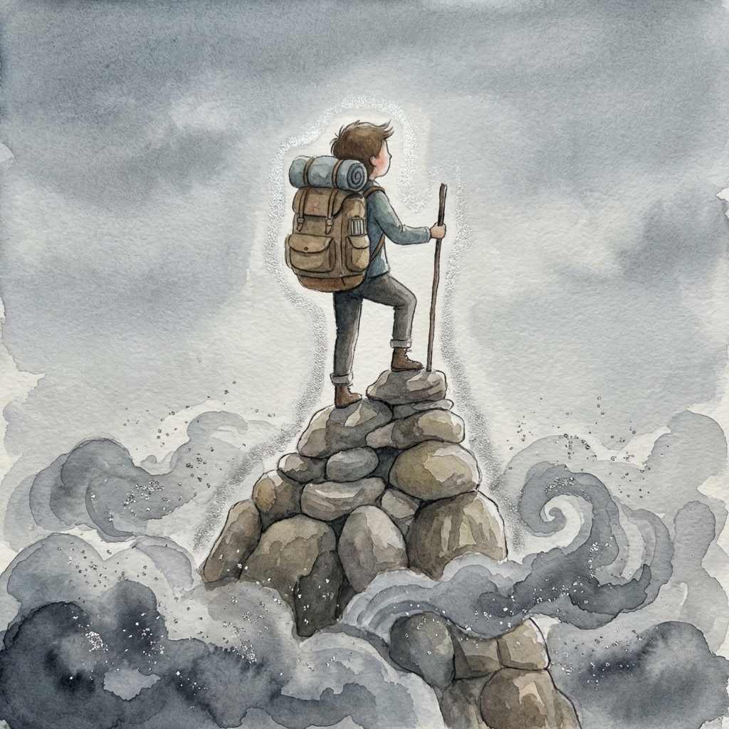 Memory palace scene for stehen