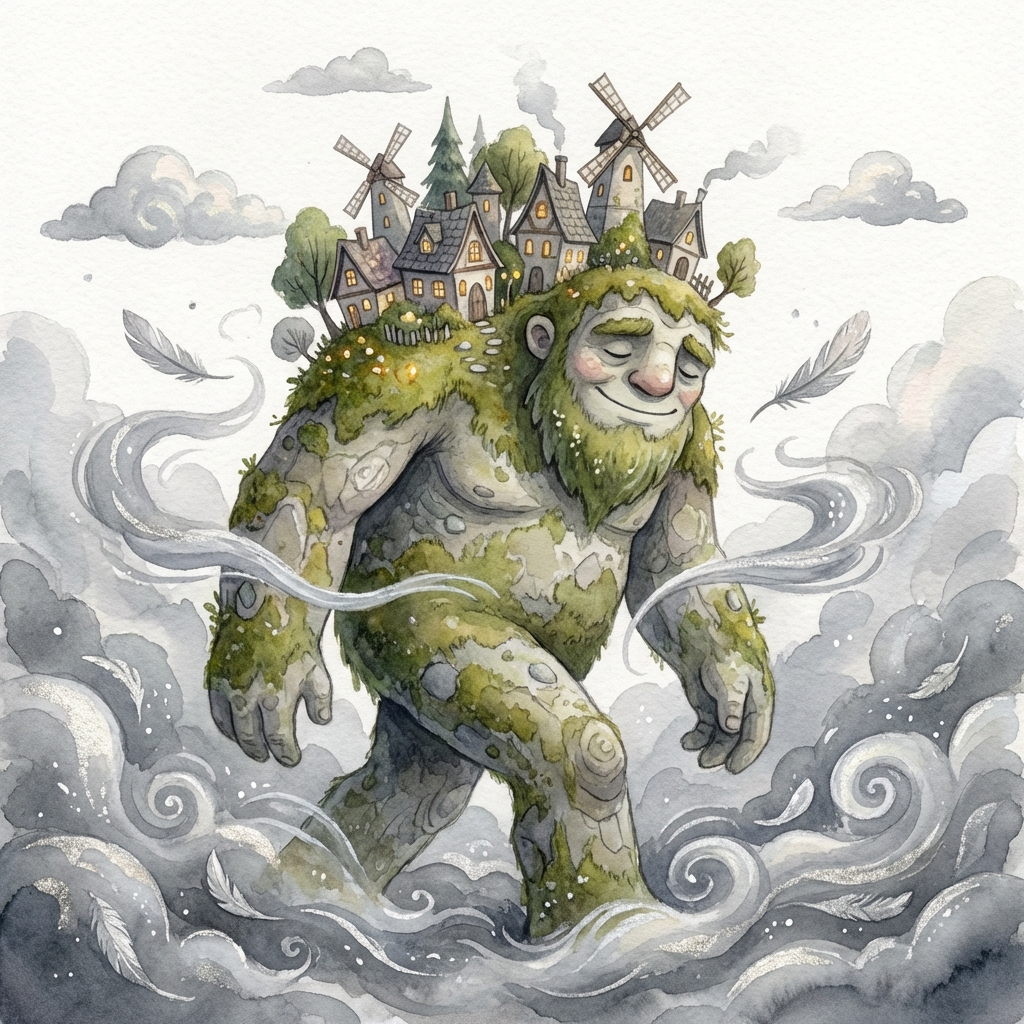 Memory palace scene for tragen