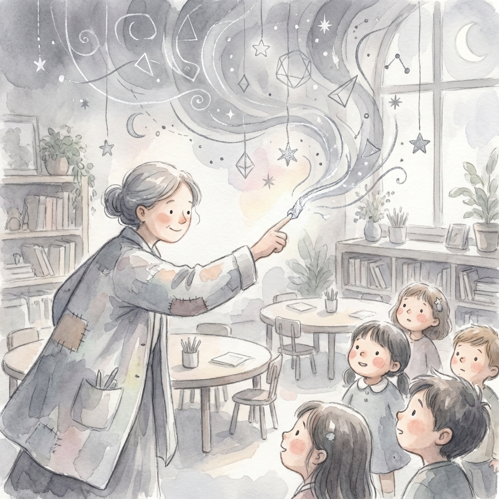 Memory palace scene for erklären